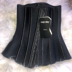 Corset Story Black Latex Underbust Corset